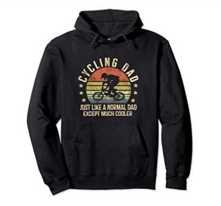 Cycling Dad Just Like Normal Dad Except Much Cooler Cyclist Pullover Hoodie