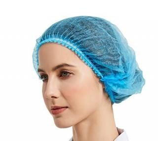 ProtectX Disposable Bouffant Hair Net Caps Hair Head Cover Nets 21 Blue 100 pac