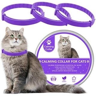 LUPUS 3 Pack Calming Collar for Cats Cat Calming Collars Natural Cat Pheromones 