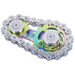 DMaos Fidget Chain Spinner Linkage Bicycle Chain Spinner Design 2 Gears Figity S