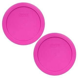 Pyrex 7201-PC Round 4 Cup Storage Lid for Glass Bowls 2 Pink by Pyrex