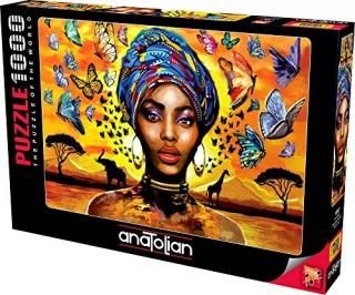 Anatolian Puzzle - Delightful Woman 1000 Piece Jigsaw Puzzle 1087 Brown/A ANA108