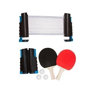 ȥ졼ɥޡΥ١Trademark Innovations Anywhere Table Tennis Set with Paddles and B