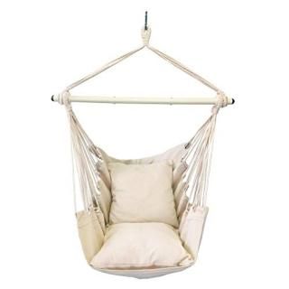 Highwild Hanging Rope Hammock Chair Swing Seat for Any Indoor or Outdoor Spaces 
