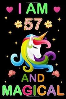 I Am 57  And Magical Journal And Sketchbook For Drawing Writing Painting Sketchi