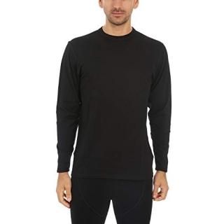 Minus33 Merino Wool 718 Ticonderoga Men's Lightweight Crew Black Large