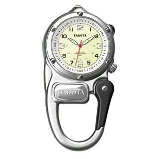 Dakota 377324 Digital Mini Clip Watch - Silver