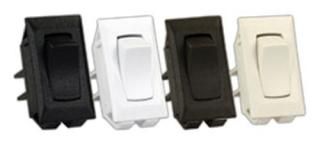 JR Products 13391-5 Polar White 12V Unlabeled On/Off Switch by JR Products