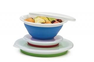 Prepworks by Progressive Collapsible Prep/Storage Bowls with Lids - Set of 3 by 