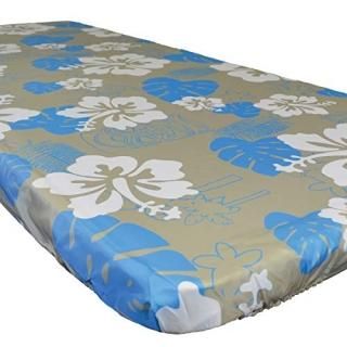 In the Breeze 8005 Tropical 30 Inch x 72 Inch Fitted Tablecloth 30in x 72in 6ft