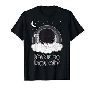 Sad Black Sheep E-Girl EMO Nu Pastel Goth Aesthetic T-Shirt