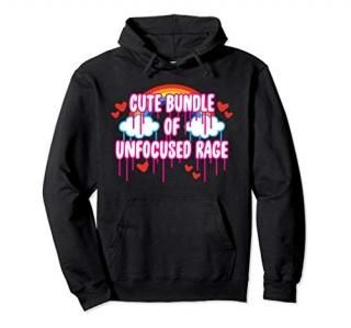Pastel Goth Kawaii Punk Cute Bundle Of Unfocused Rage Hoodie