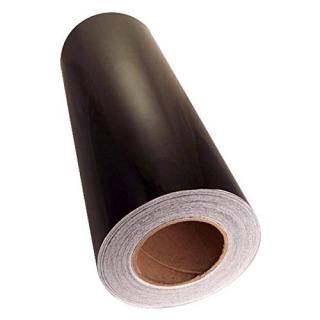 Black - Matte Black Vinyl Adhesive Roll 30cm by 4.6m - for Cricut Silhouette Cam