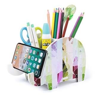 B Striped Elephant - Desk Supplies Organiser Mokani Creative Elephant Pencil Hol