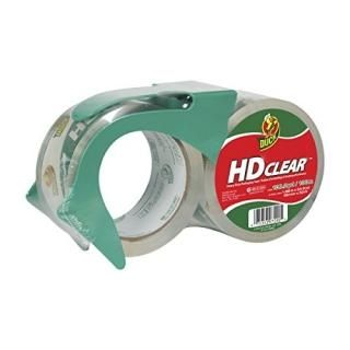Duck Brand HD Clear High Performance Packaging Tape 1.88-Inch x 54.6-Yard Crysta