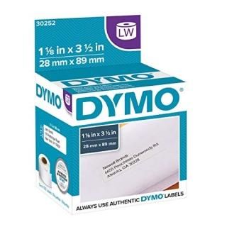 DYMO Address Labels White 1-1/8 X 3-1/2 700 Labels