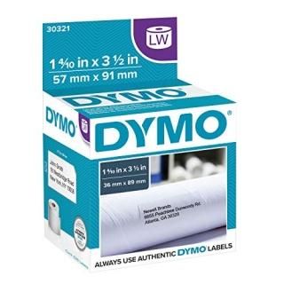 Dymo Large White Address Labels 1-4/10 x 3-1/2 2 Rolls