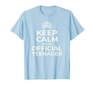 Keep Calm Birthday Official Teenager T-Shirt 13th Funny Girl T-Shirt