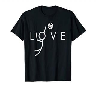 Cute Volleyball T Shirts For Teen Girls - Spike Love Shirt