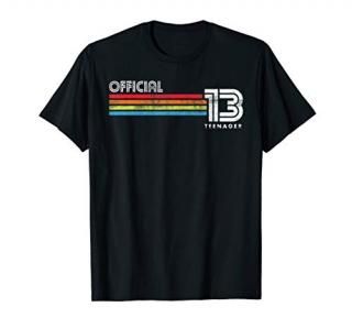 Official Teenager 13 Birthday Gift T-Shirt