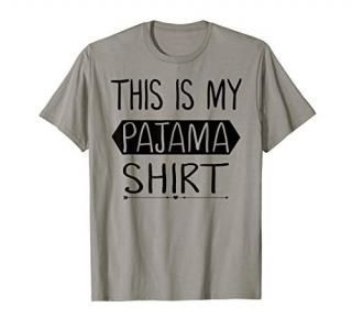 Kids Pajamas Shirt Funny Pajamas PJ Top Teen Girls Boys Tee T-Shirt