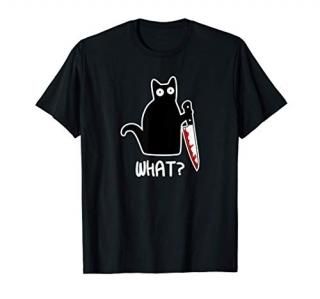 Funny Murder Cat Gift T-Shirt