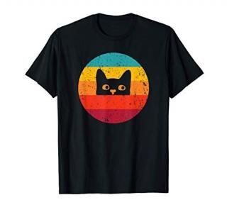 Funny Cat Retro Vintage Gift T-Shirt