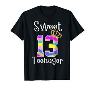 Official Teenager T-Shirt -13th Birthday Gift- Sweet 13 Tee