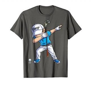 Dabbing Golf T shirt for Boys Dab Dance Golfing Golfer Gifts
