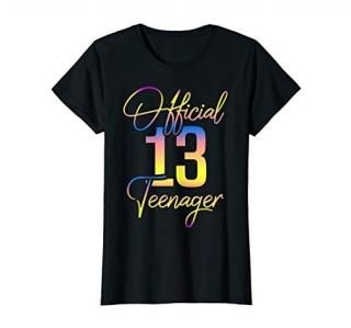 Official Teenager 13th Happy Birthday Teenage Girls Gift T-Shirt