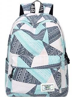 Backpack for Teens Fashion Geometric Pattern Laptop Backpack College Bags Should