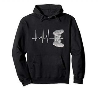 Gamer Heartbeat - Teenage Boys Gifts Ideas - Gaming Pullover Hoodie