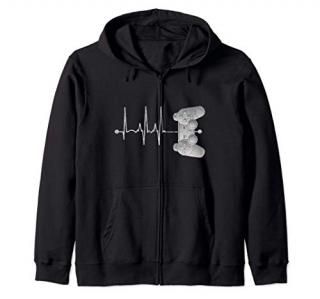 Gamer Heartbeat - Teenage Boys Gifts Ideas - Gaming Zip Hoodie