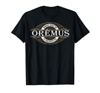 Traditional Latin Mass Oremus Dominus Vobiscum Catholic T-Shirt
