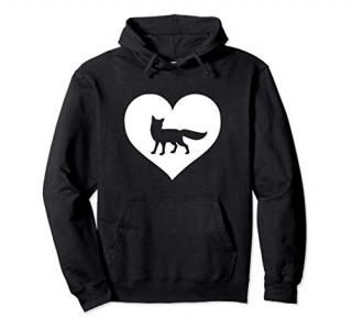 Fox lover Hoodie Gift idea for teenage girls & women Pullover Hoodie