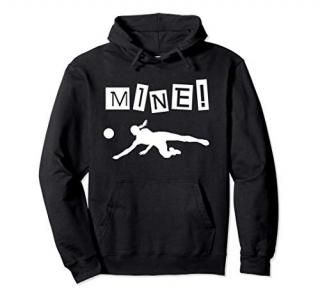 Volleyball Player Funny Volleyball Pullover Hoodie