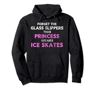 Funny Figure Skating Hoodie For Girls Teens and Women Pullover Hoodie