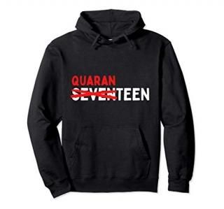 Seventeen Quaranteen 17th Birthday Teenager Happy Birthday Pullover Hoodie