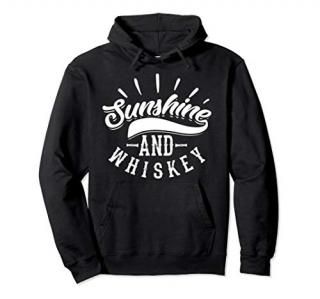 Cool Sunshine And Whiskey Gift  Funny Liquor Drink Summer Pullover Hoodie