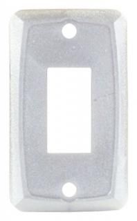 JR Products 12841-5 White Single Switch Wall Plate Pack of 5