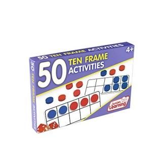 Junior Learning 50 Ten Frame Activities Learning Set