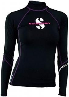 Large Onyx - ScubaPro Women's UPF 80 T-Flex Long Sleeve Rash Guard