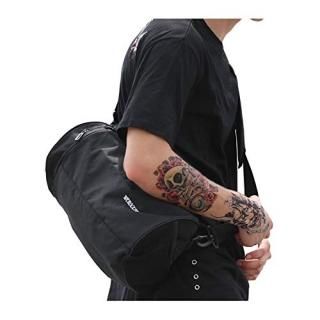 Small Sports Gym Bag Workout Lightweight Duffel Bags for Men and Women Black X-S