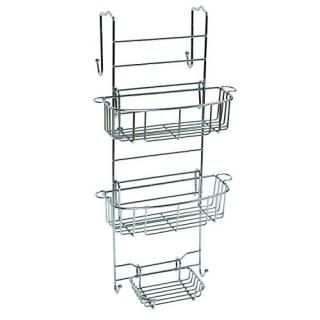 Zenith Products Over the Shower Door Caddy Stainless Steel