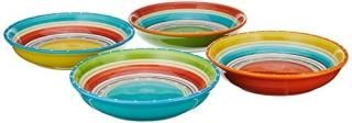 Certified International 25627SET/4 Mariachi Soup/Pasta Bowl Set of 4 23cm  Multi