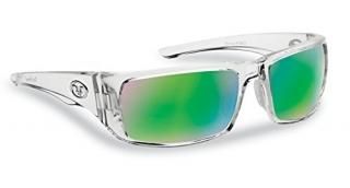 Flying Fisherman 7382CAG Morocco Polarized Sunglasses&#44; Crystal Frames With A