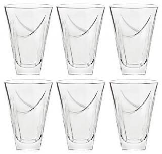 Barski - European Glass - Hiball Tumbler - Artistically Designed - 470ml - Set o