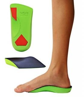 KidSole 3/4 Length Neon Shield Arch Support Insole for kids with foot pronation 