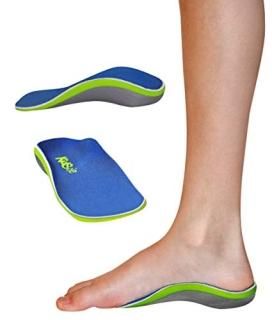 KidSole 3/4 Reinforced High Arch Support Children's Orthotic Insole. Slim Profil