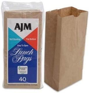 Brown Paper Lunch Bags 40 Count